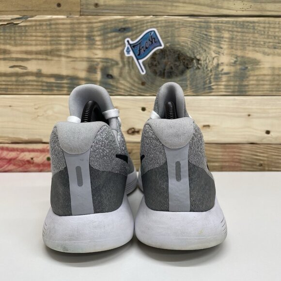 Nike LunarEpic Flyknit 2 Low Athletic Running Shoes Men's Size 10 Wolf Grey - Picture 4 of 12